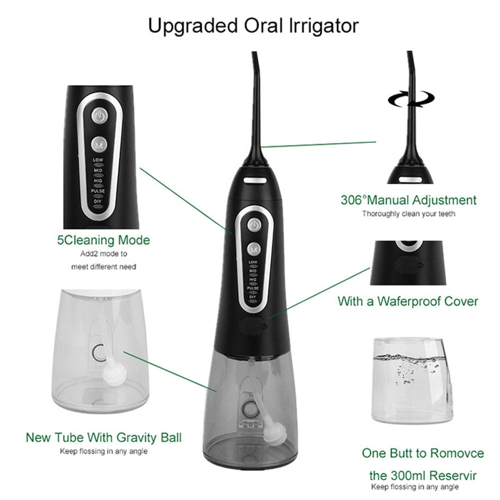 Rechargeable 5-Mode Oral Irrigator