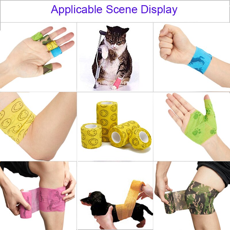 Colorful Self-Adhesive Elastic Bandage Wrap Tape