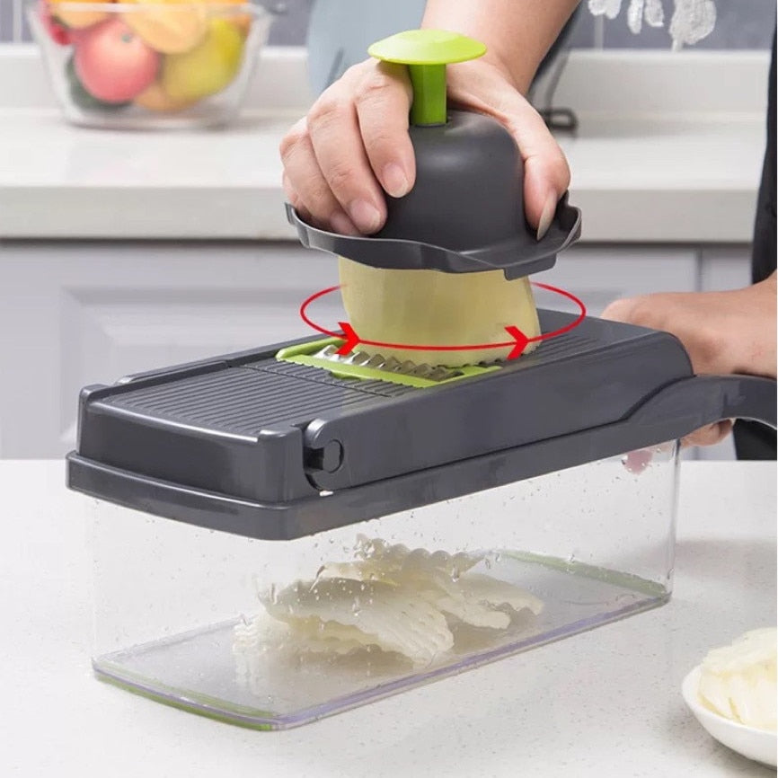 Multi-Functional Vegetable Cutter, Grater, Slicer, and Shredder