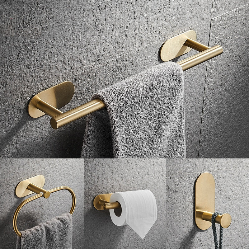 No-Drill Towel Bar