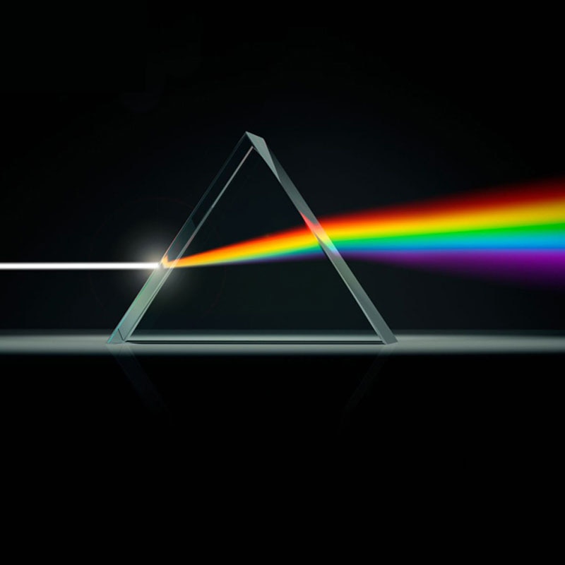 Glass Reflecting Triangular Color for Hands