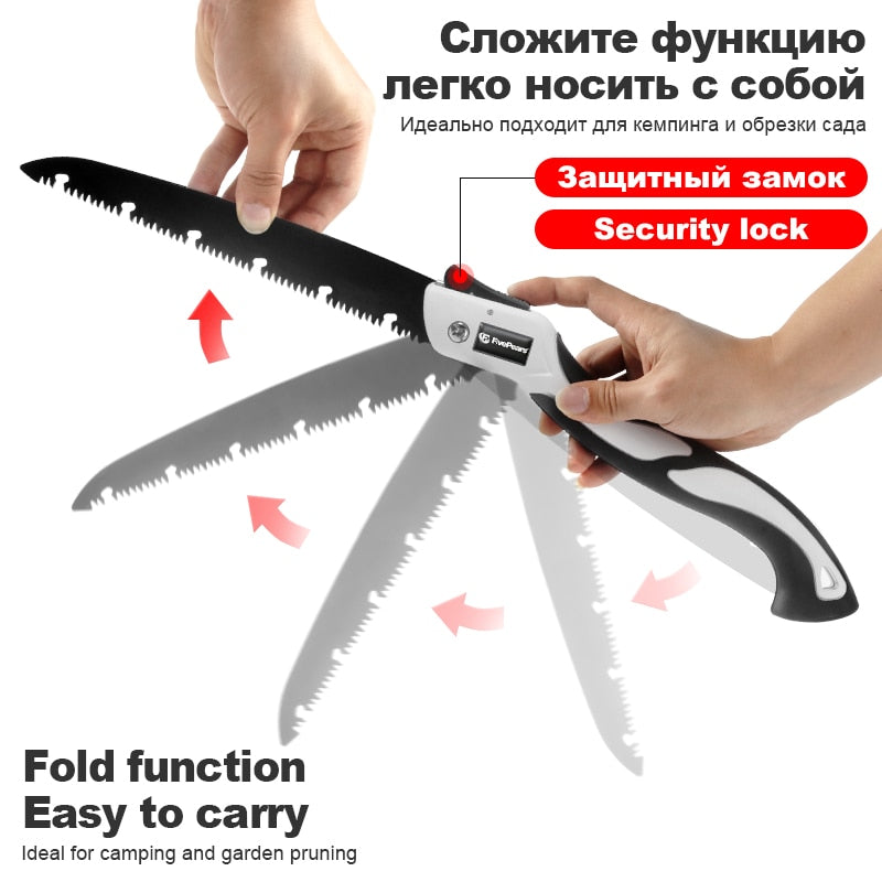 FivePears Portable Folding Hand Saw