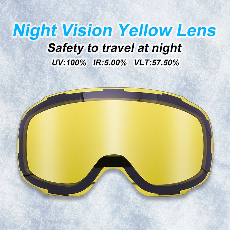 UV400 Protection Snowmobile Outdoor Skiing Glasses