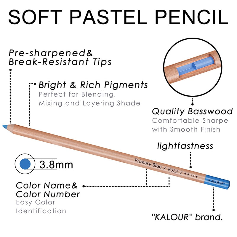 KALOUR Soft Pastel Pencils