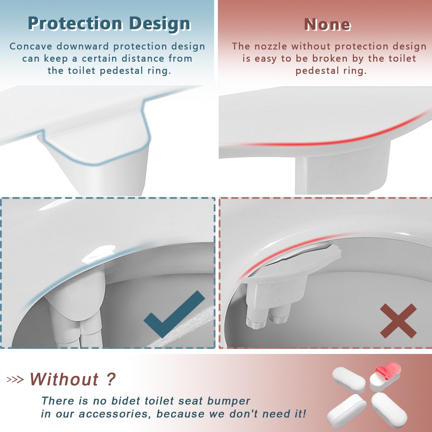 Sleek Bidet Toilet Seat Attachment