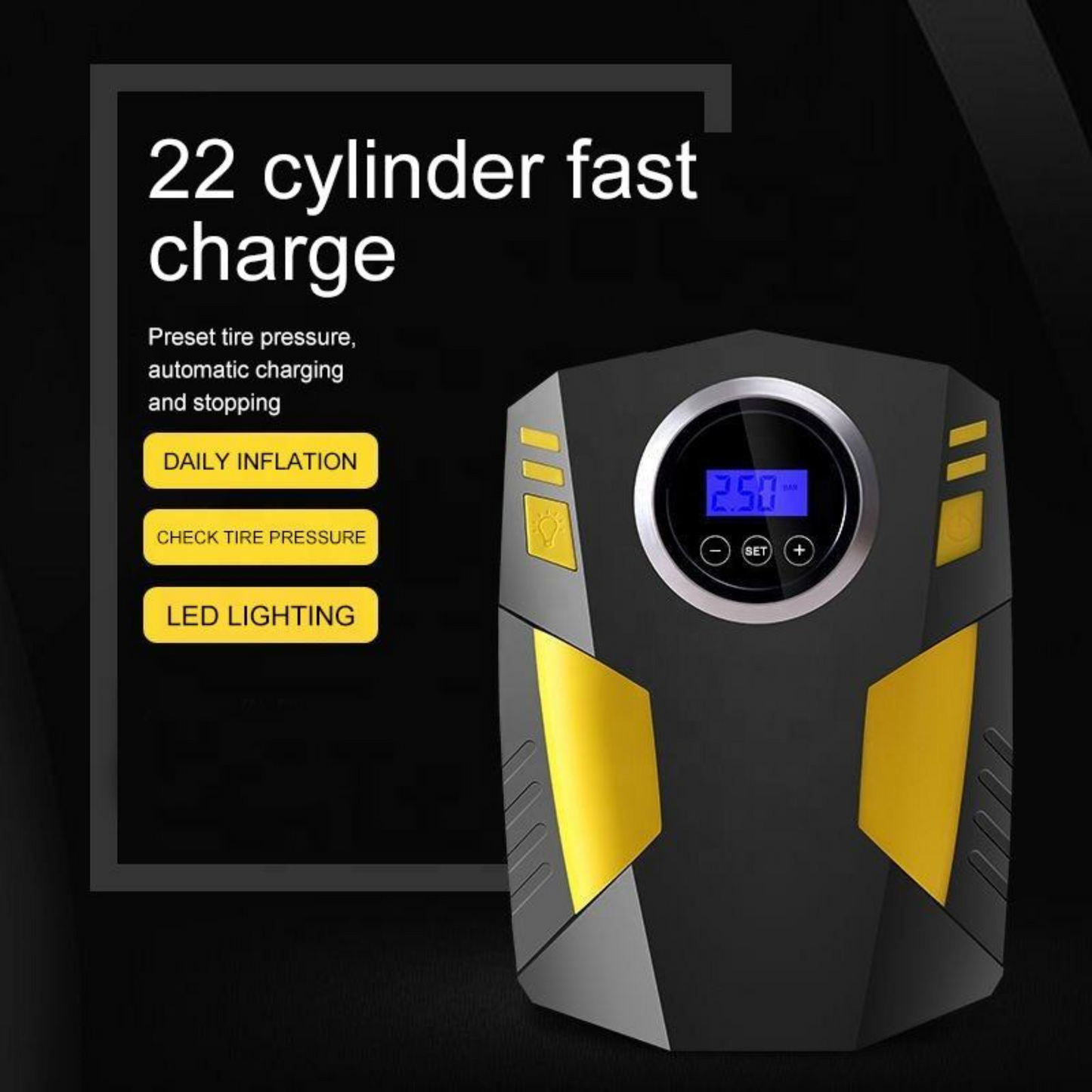 Portable Car Tyre Air Pump