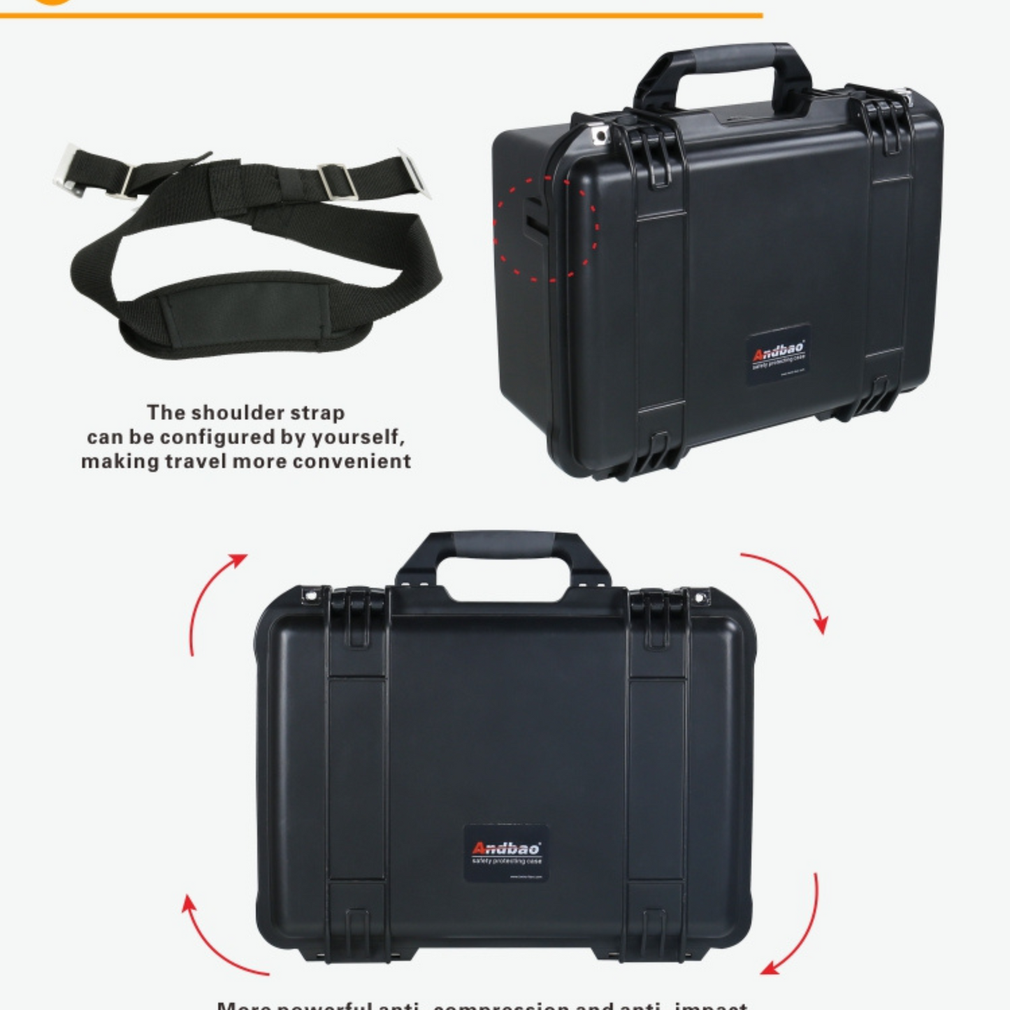 Gear Rugged Hard Plastic Hard Case