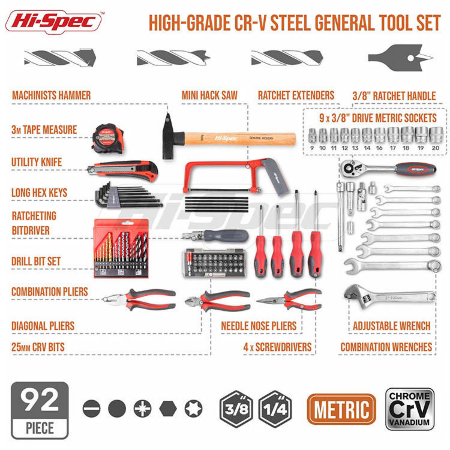 Home Garage Repair Hand Tool Set