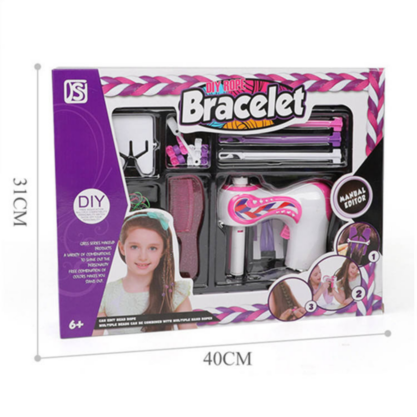 DIY Stylish Braiding Hairstyle Set