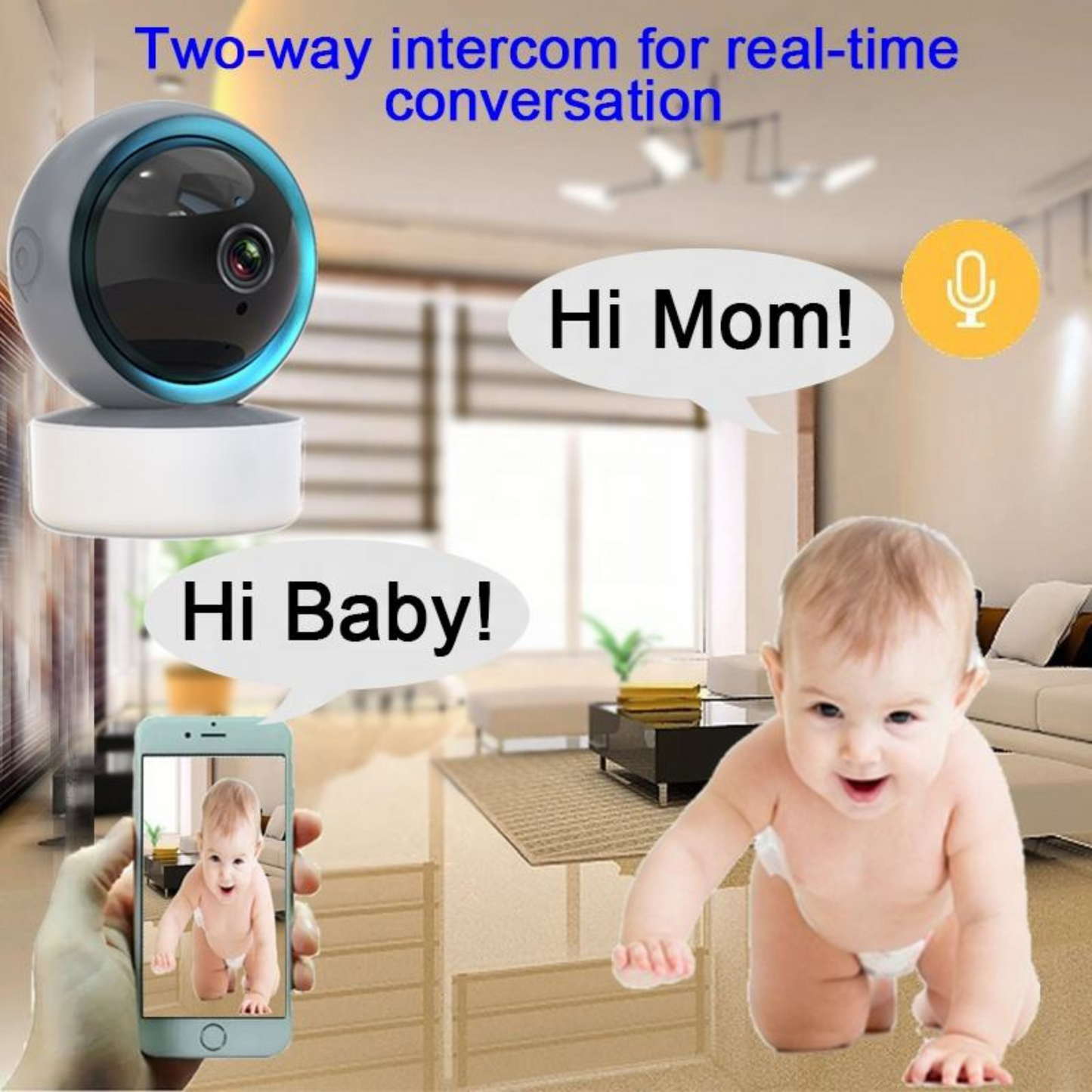 HD Video Camera Motion Tracking Detector