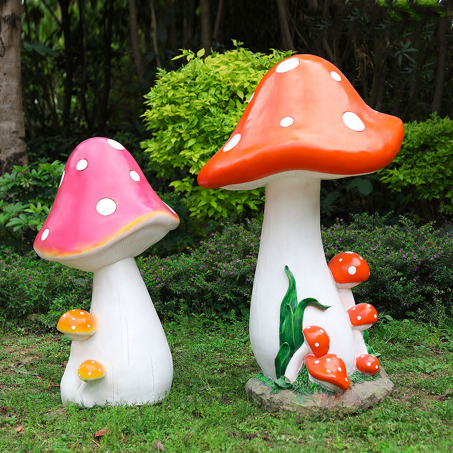 Garden Decorative Fiberglass mushroom