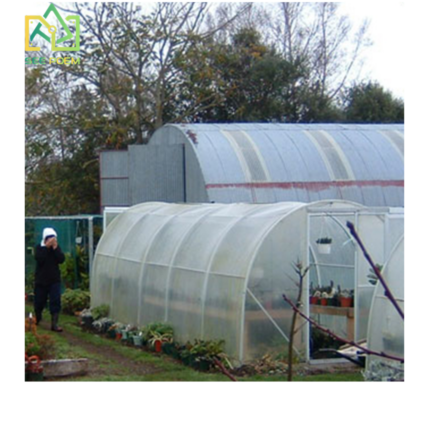 Plastic Film Garden Tunnels