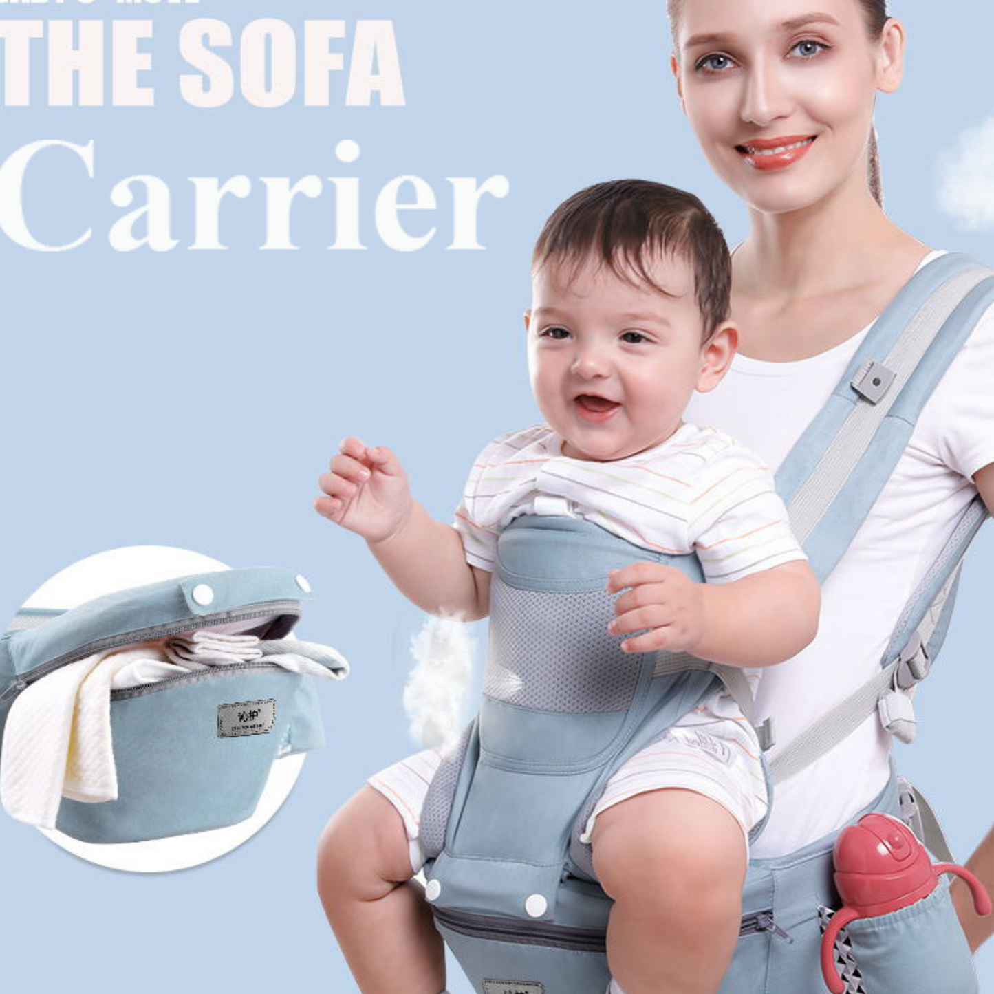 Adjustable Newborn Sling Carrier Wrap Bag