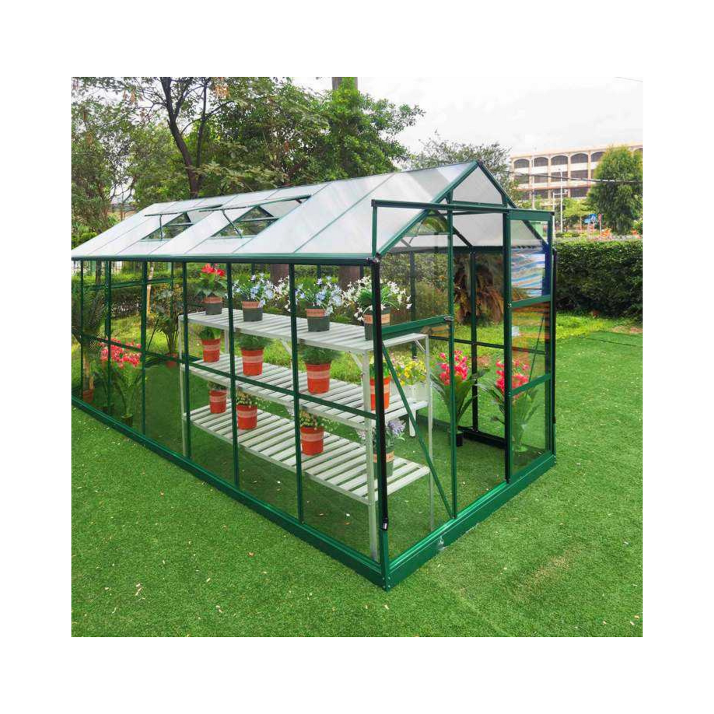 Multispan Assembled Green House Garden
