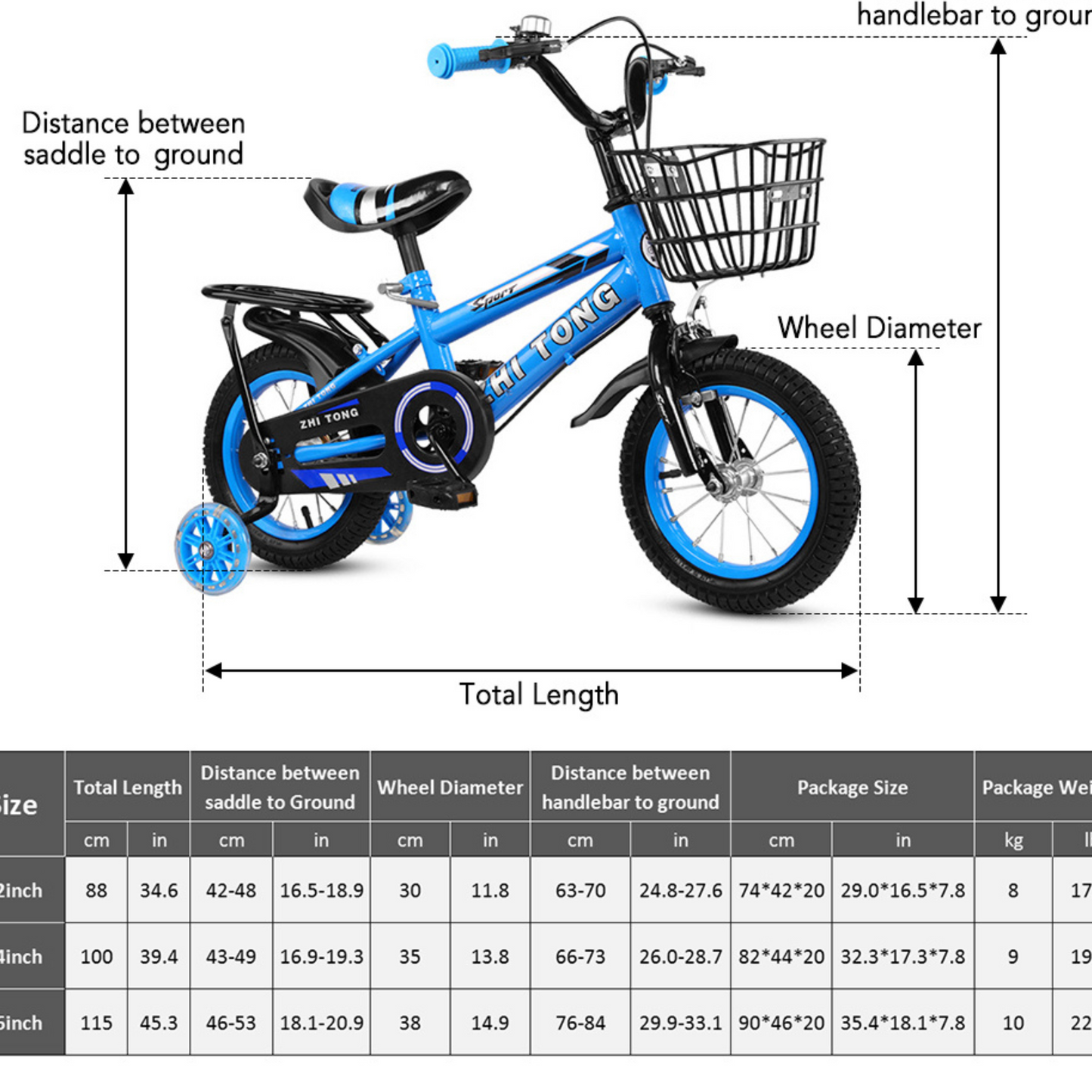 Adjustable Non-slip Bikes for Kids