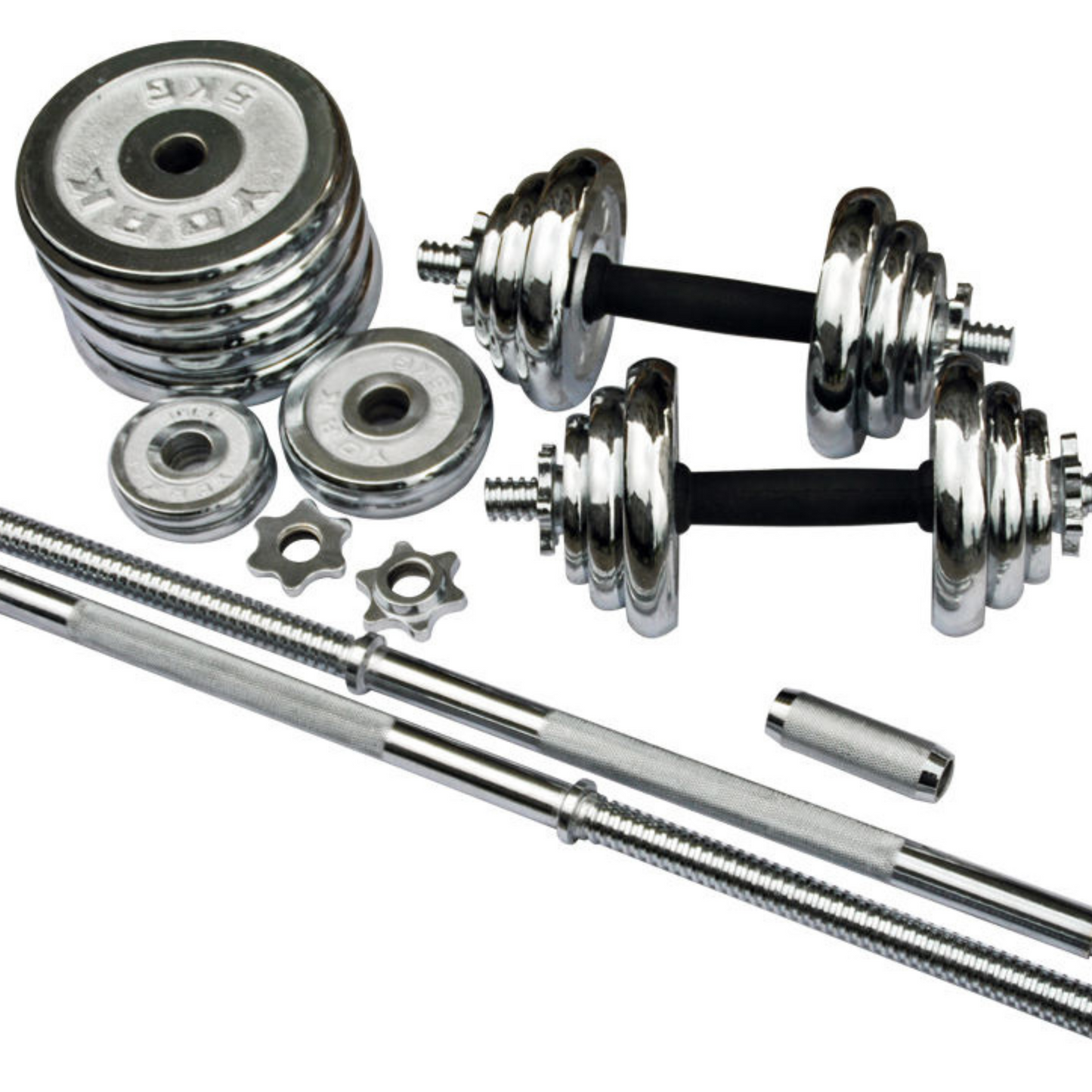 50KG Barbell Dumbbell Set
