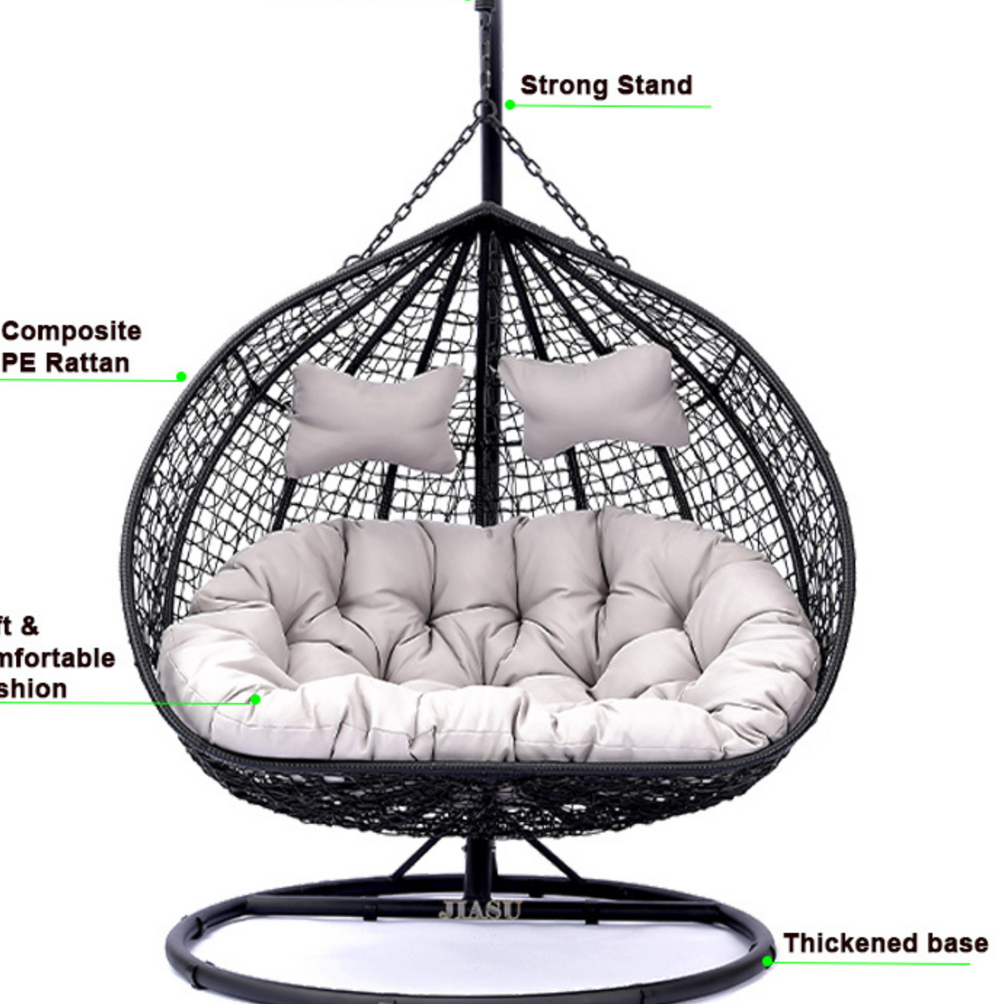 Outdoor Garden Balcony Rattan Hammock