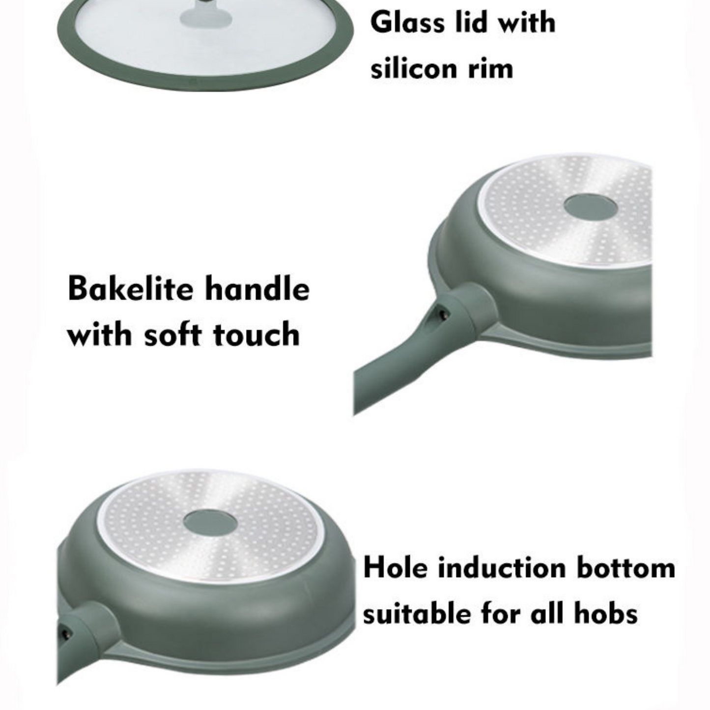 Nonstick Cookware Sets and Glass Lids