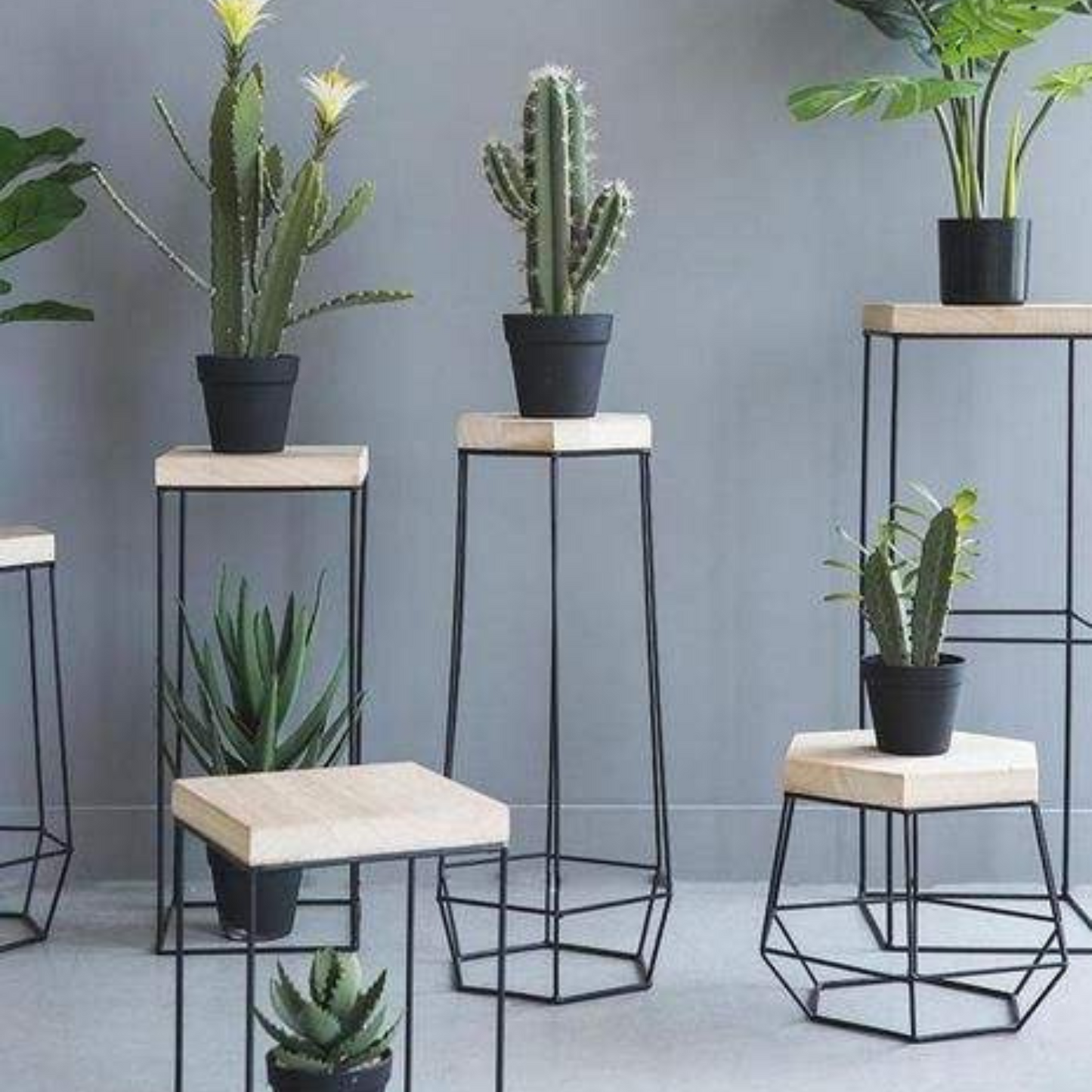 Metal Round Shape Planter Cotand