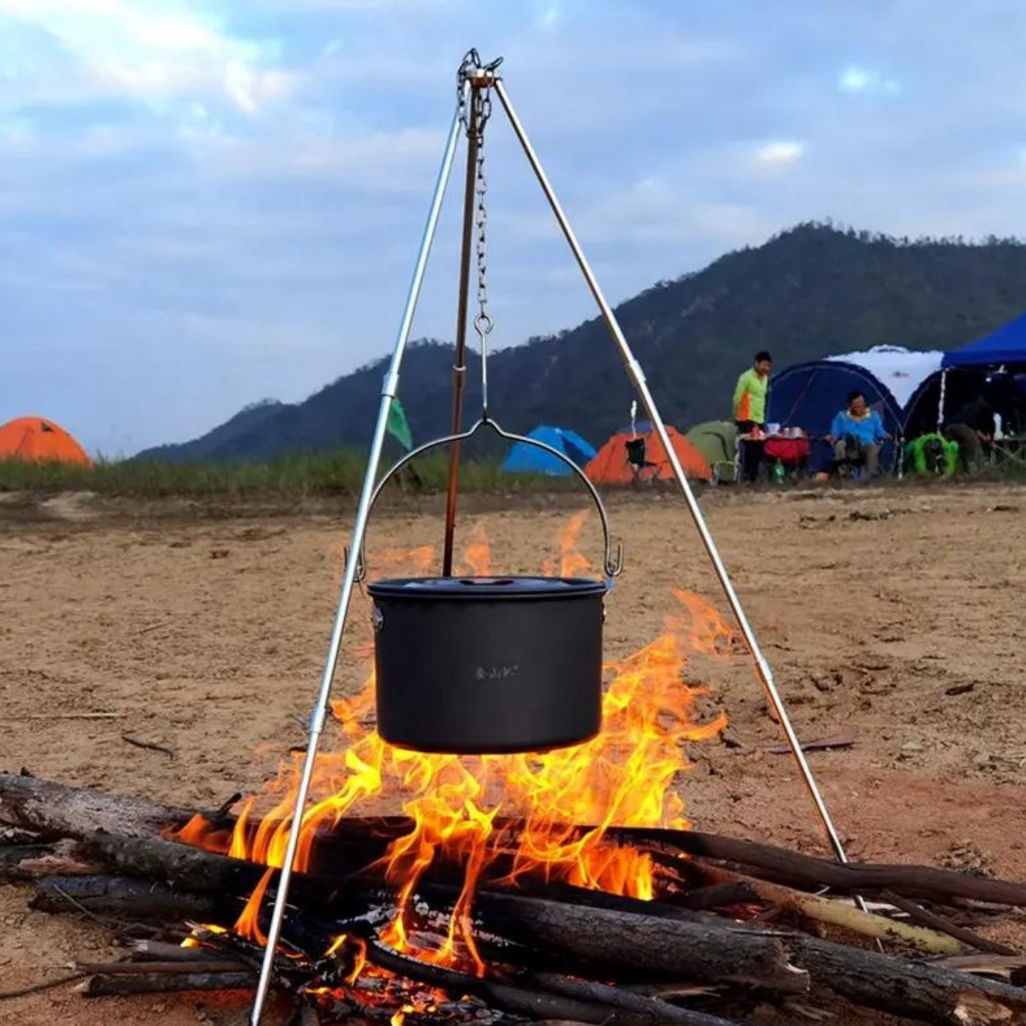 Picnic Hanging Tripod Grill