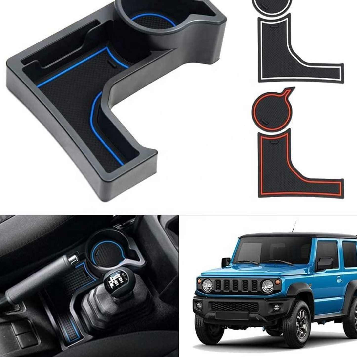 Cup Holder Gear Shift Armrest Console Storage Box Tray