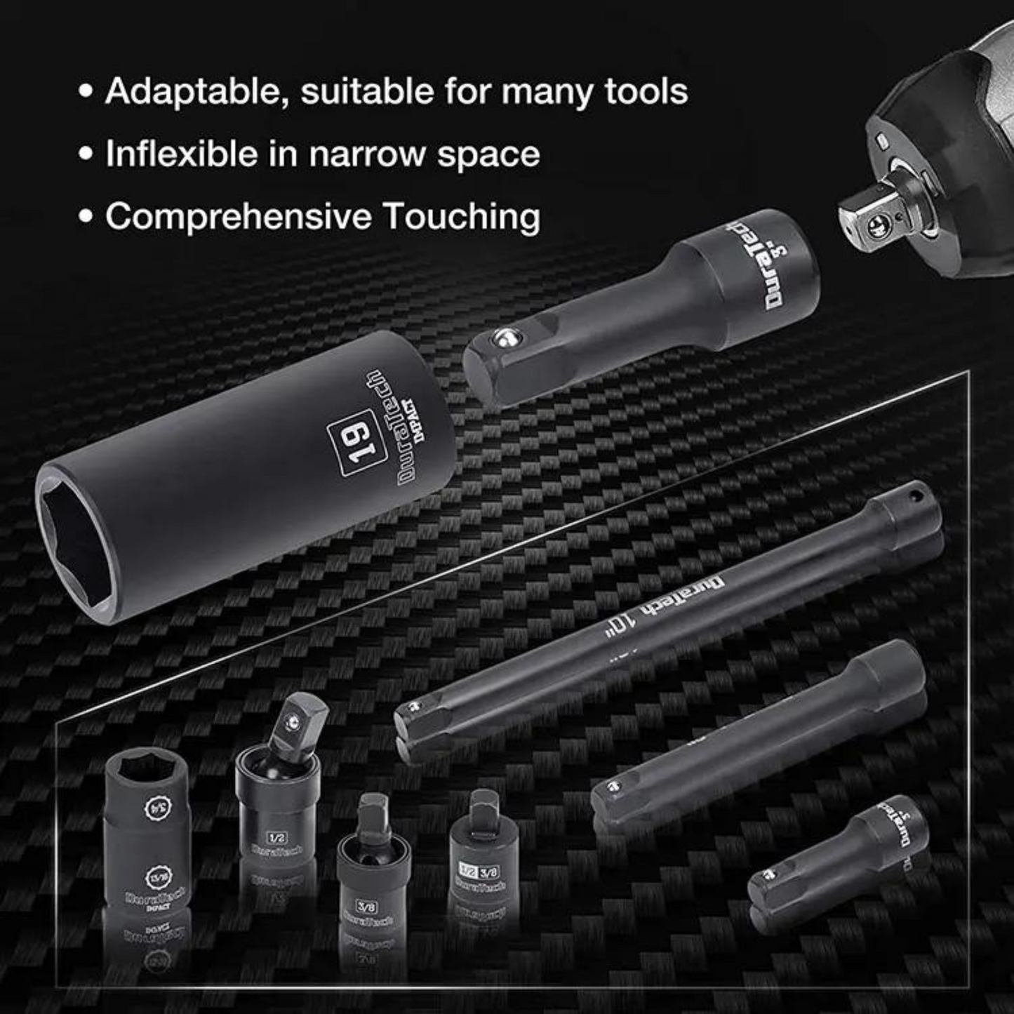 High-quality 1/2 inch Impact Socket Set