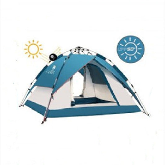 Spacious Golden camel 4 Person Camping Tent