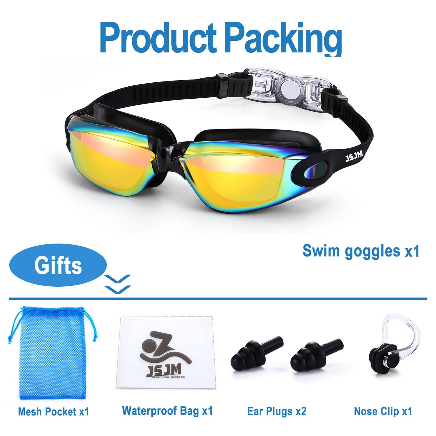 UV Protection Lens Men Women Swimming Goggles
