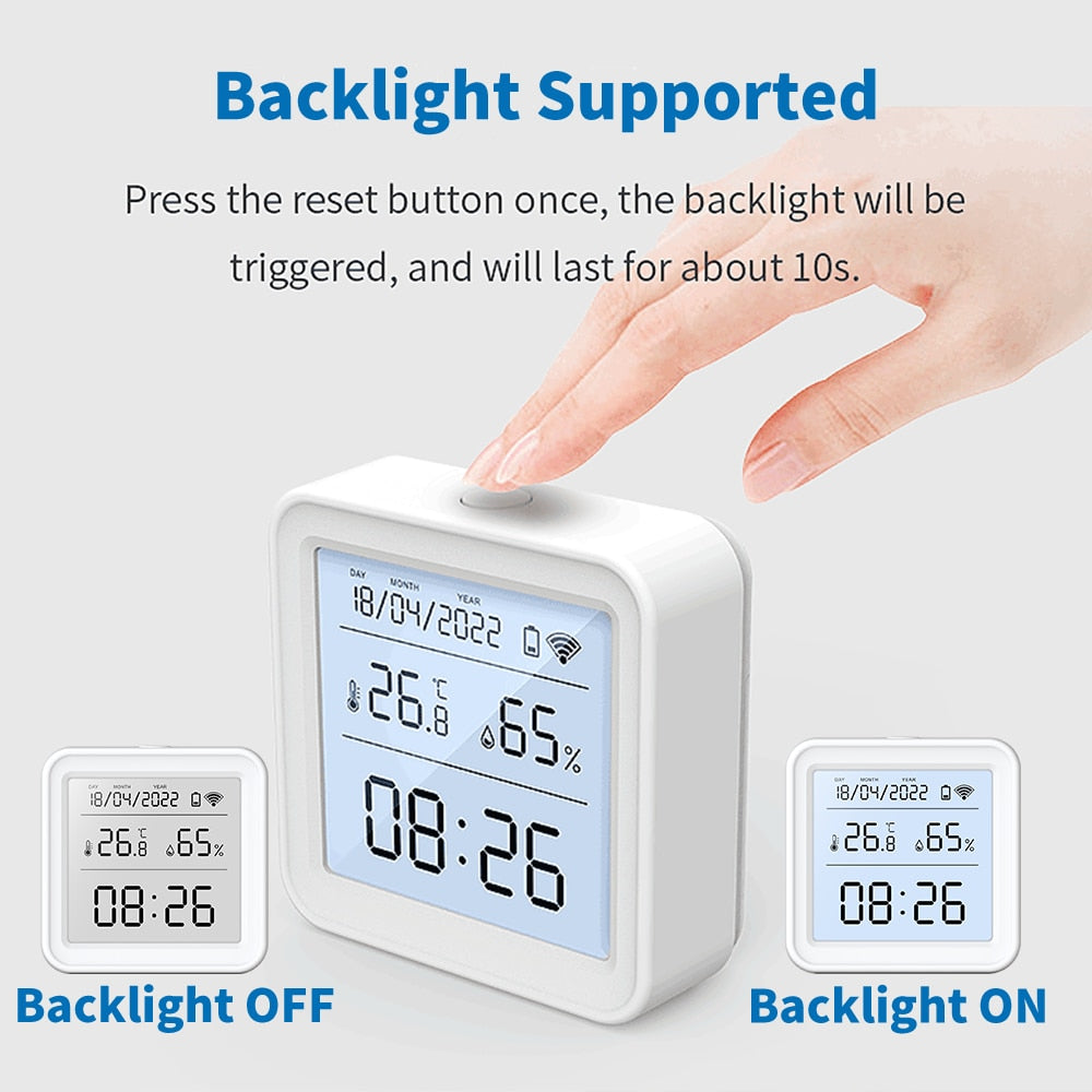 Tuya WIFI Temperature Humidity Sensor Hygrometer Thermometer