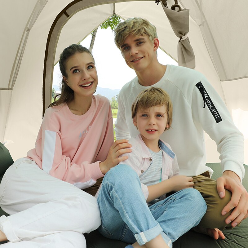 Spacious Golden camel 4 Person Camping Tent