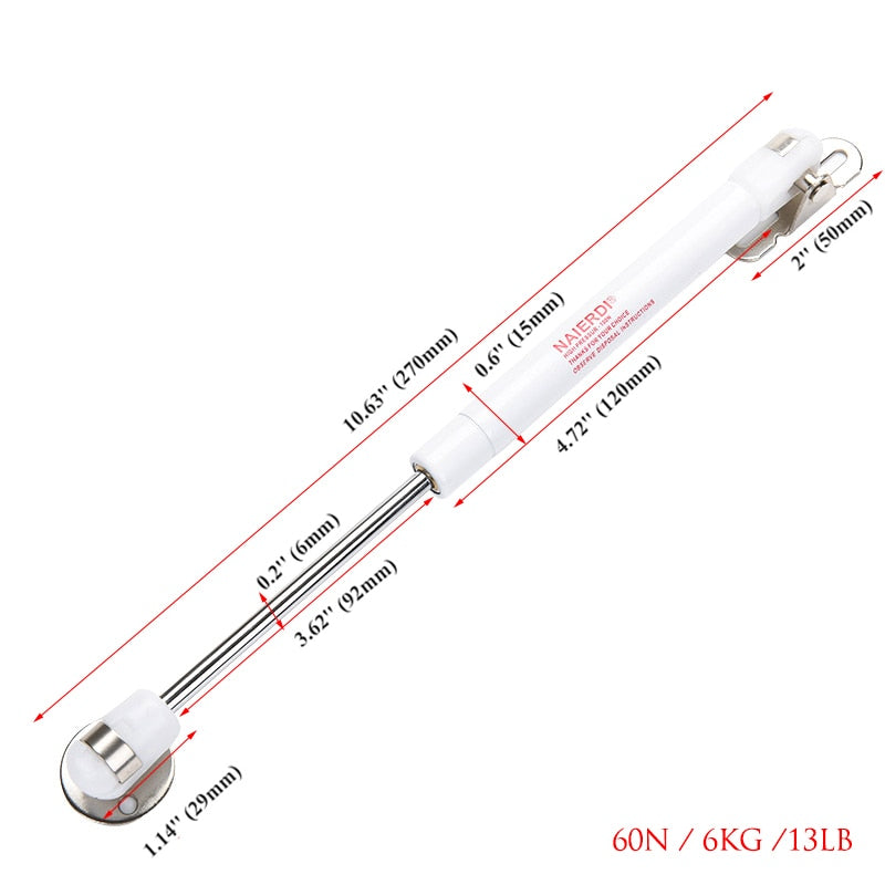 4PCS NAIERDI Furniture Gas Spring Hinges