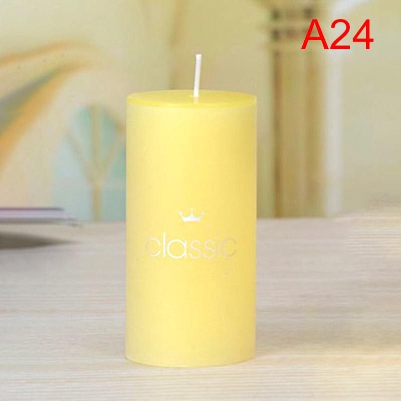 Fragrant Column Wax Candle