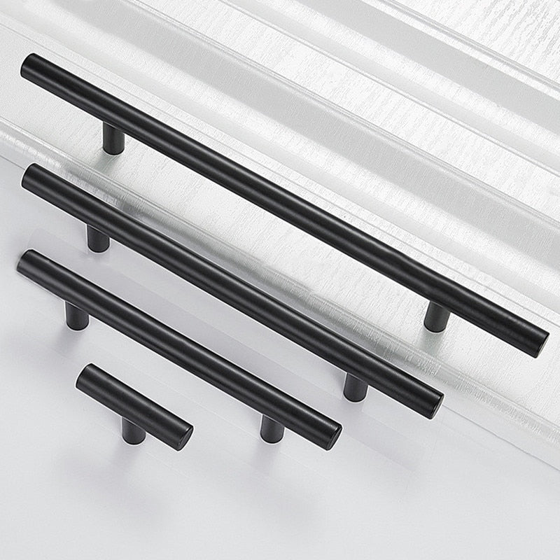Black Gold Brushed Stainless Steel Cabinet Door Knobs