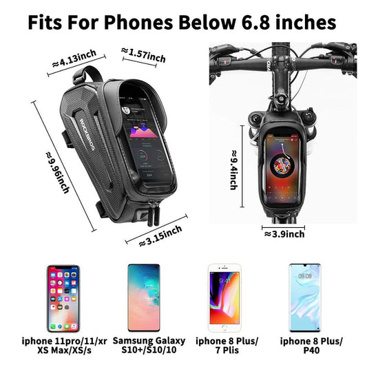 ROCKBROS Waterproof Touch Screen Bicycle Bag