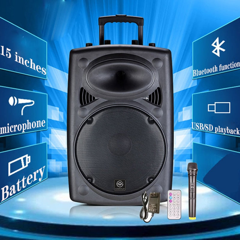 150W 15 Inch Karaoke Speaker