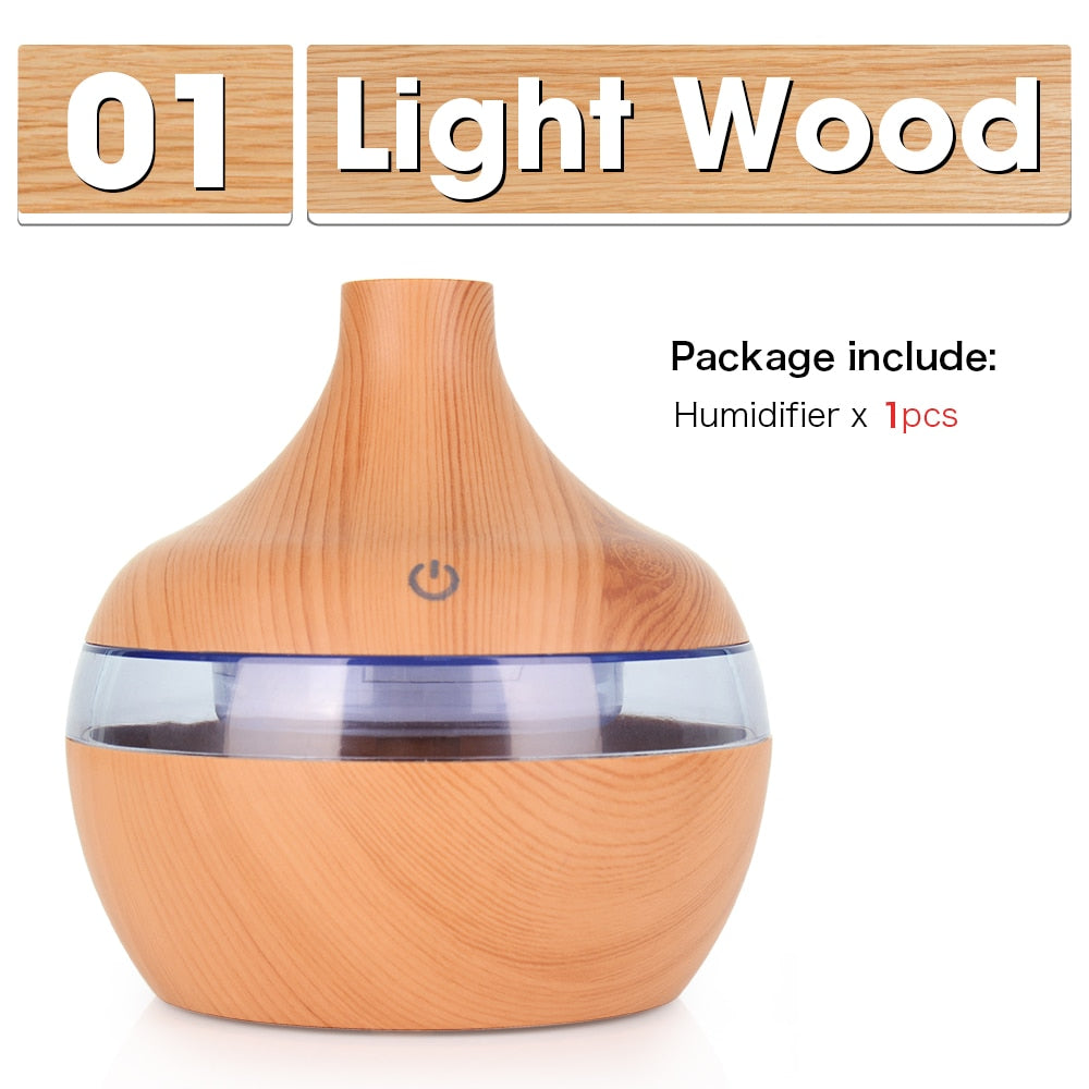 300ML USB Air Humidifier and Electric Aroma Diffuser Mist