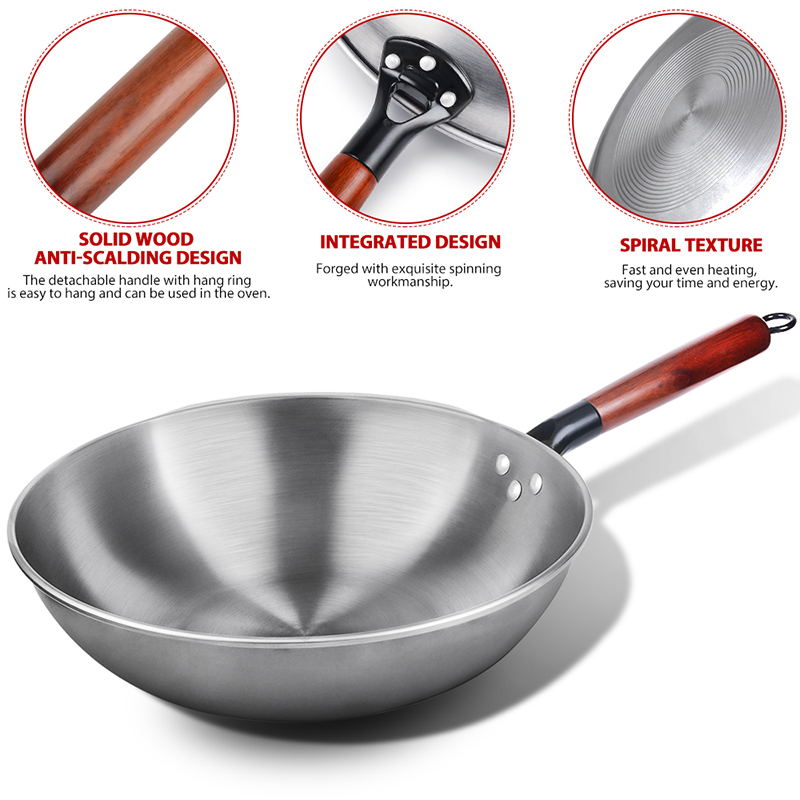 Handmade Iron Wok Iron Pot