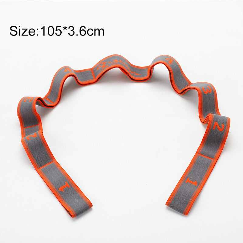 Yoga Pull Strap Belt Polyester Latex Elastic Latin