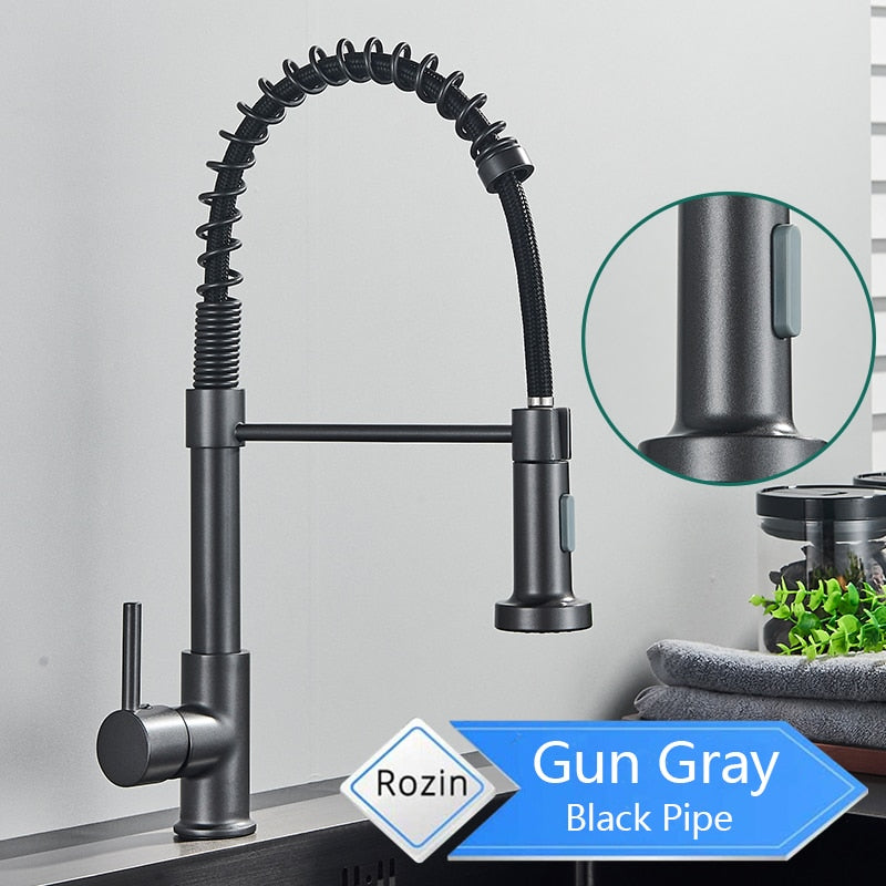 Sleek Matte Black Mixer Tap