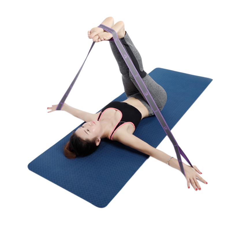 Yoga Pull Strap Belt Polyester Latex Elastic Latin