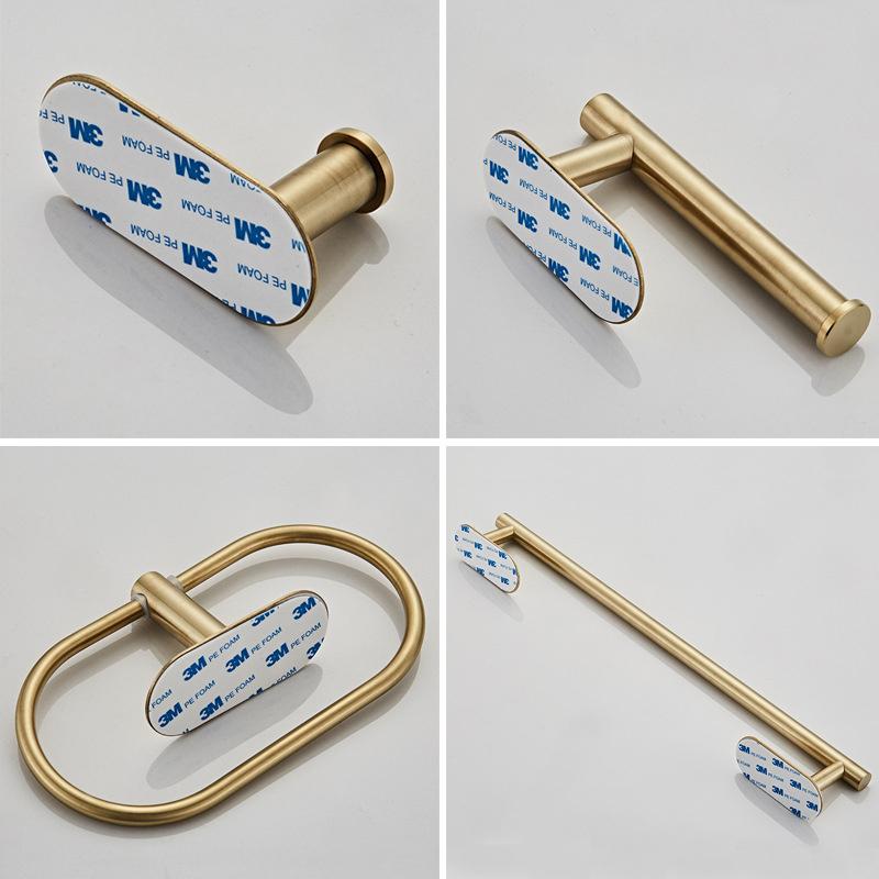 Brushed Gold Bathroom Hardware Set