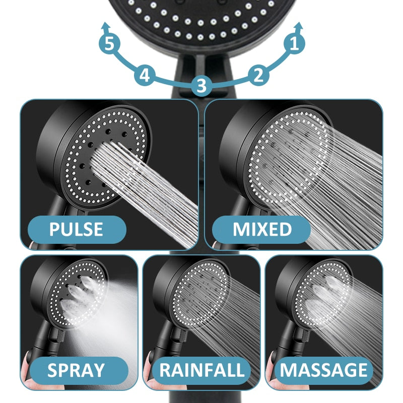 Adjustable High Pressure Shower