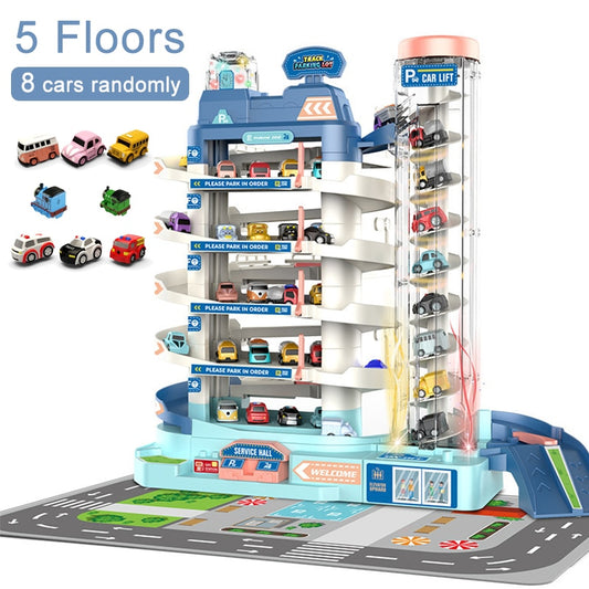 Electric Track Parking Building