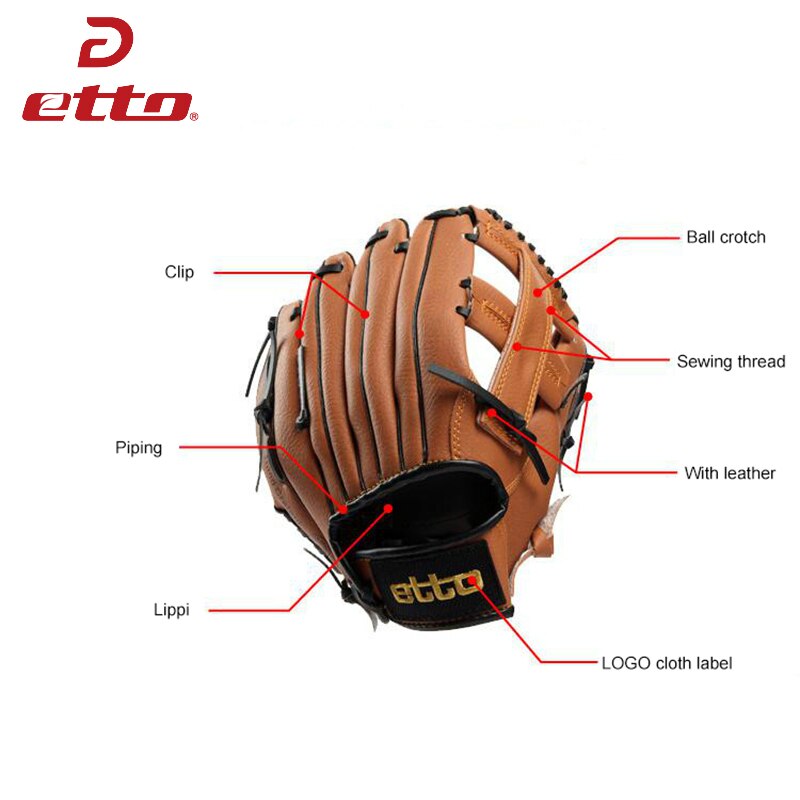 10/11 Inches Men's Professional Baseball Glove