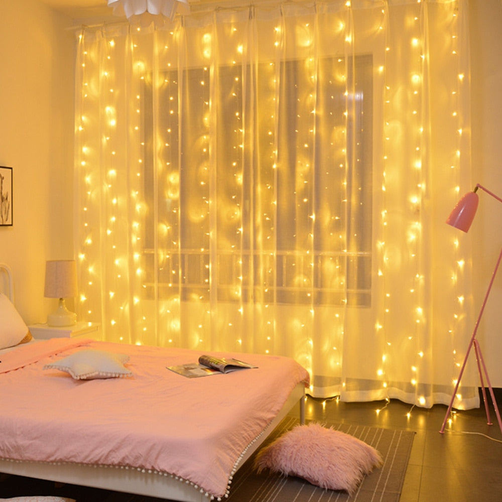 Curtain Light Garland Festoon