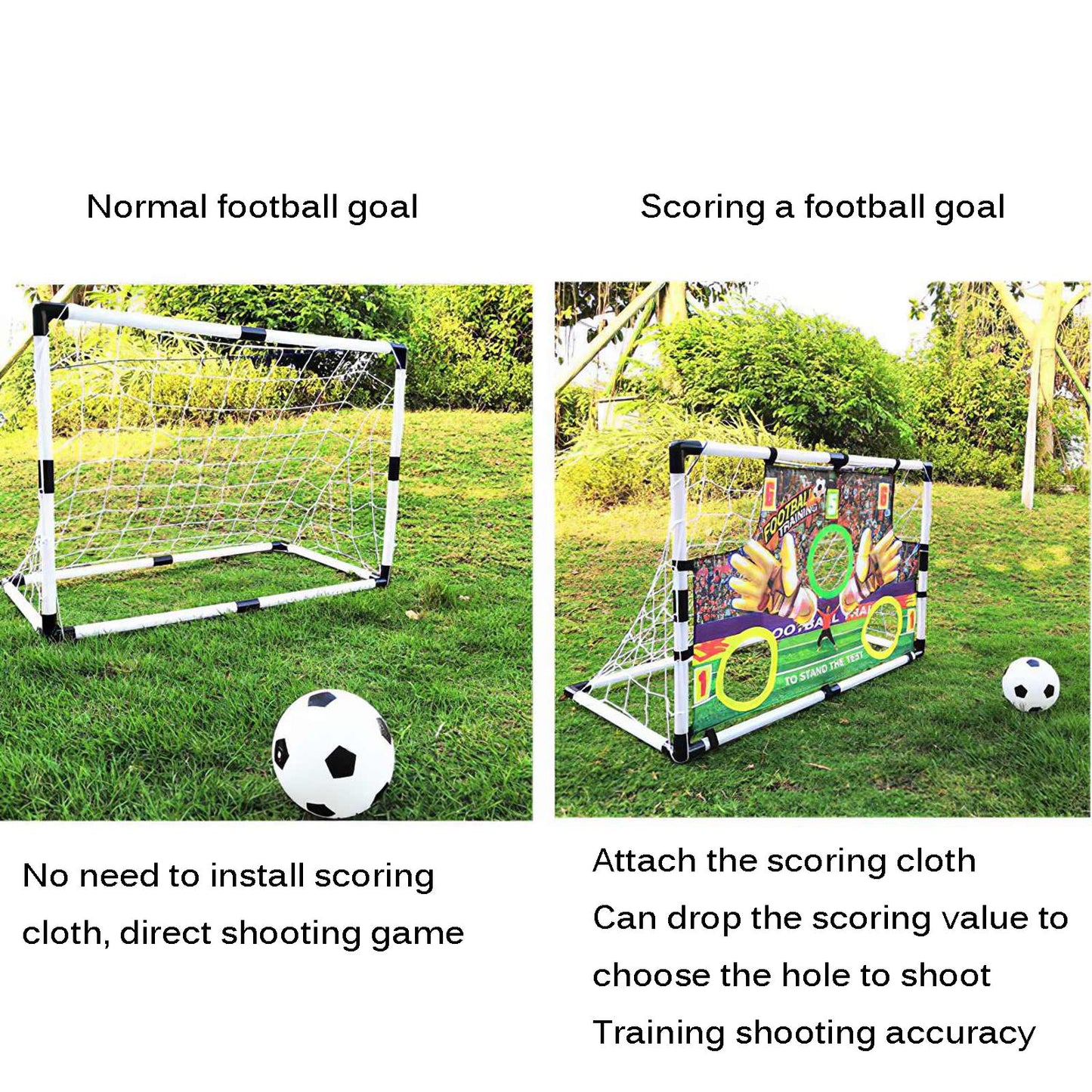 Durable Football Soccer Goal Post Net