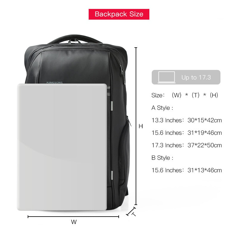 Perfect for 13.3, 15.6, and 17.3 inch Laptops
