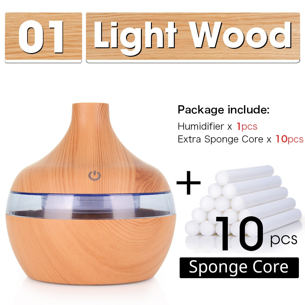 300ML USB Air Humidifier and Electric Aroma Diffuser Mist
