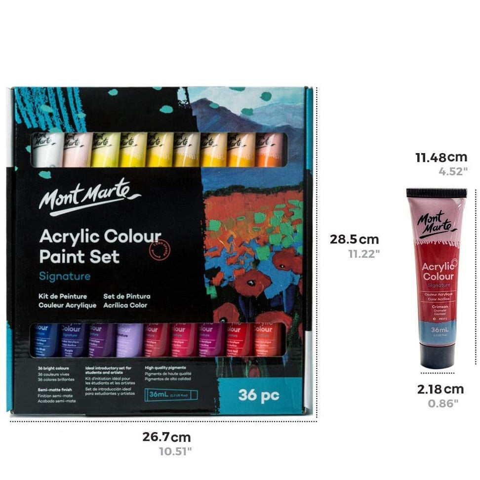 Mont Marte Premium Metallic Acrylic Paint Set