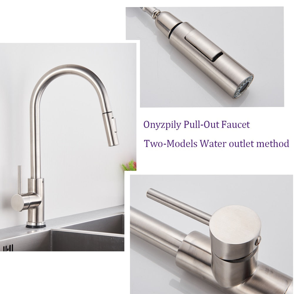 Single Hole Pull Out Spout Mixer Tap
